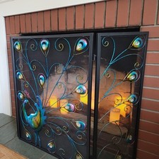 Decorative Peacock Fireplace