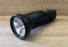 Vintage Eveready Rubber Incandescent Handheld Torch LR20 Working 70s Retro Black