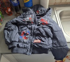 Boys Spiderman Coat Age 7-8 Years