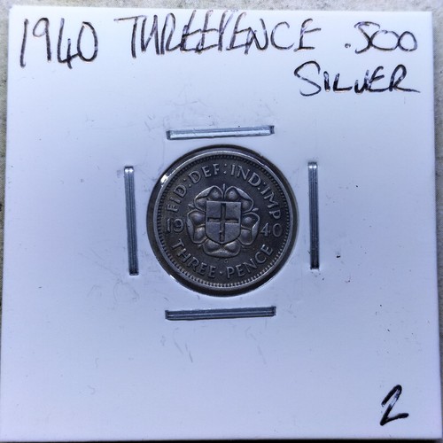 1940 threepence king - threepence, 3p
