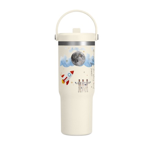 Space rocket moon scene - rocket,