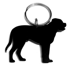Mastiff Dog Keyring Keychain