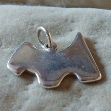 Silver Scottie Dog Pendant / Charm