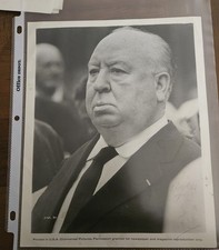 Alfred Hitchcock Signed B&W Photo From Movie Frenzy 