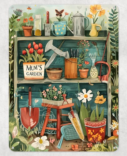 Mum garden gardening metal - garden,