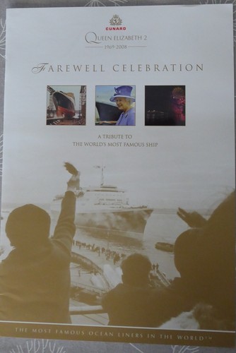 Cunard qe2 farewell - cunard, "farewell
