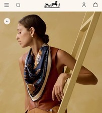 Authentic Hermès Silk Scarf