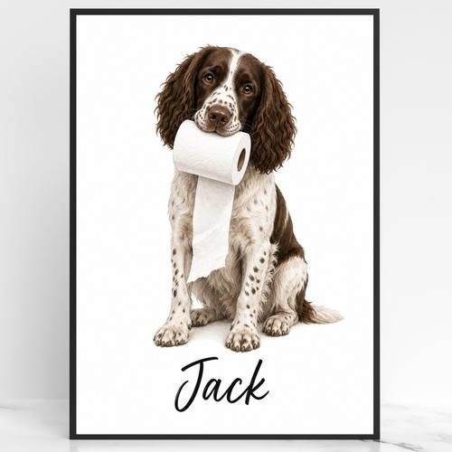 Personalised springer spaniel - personalised,