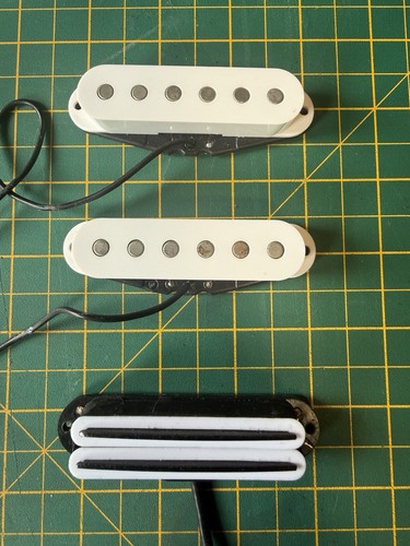 Squier pickups hot - hot, rails