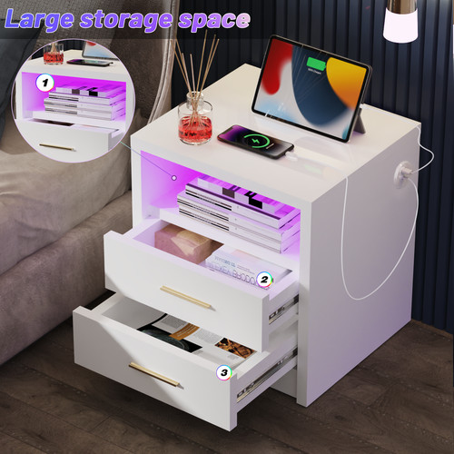 Drawers high gloss front - gloss,