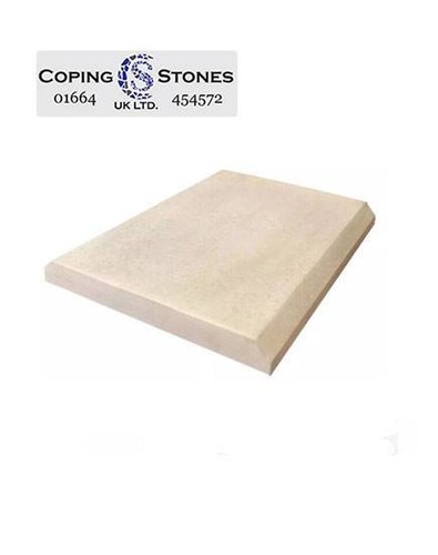 Coping stones chamfered - coping,