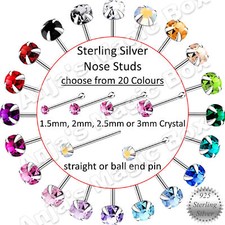 Round crystal top sterling - round,