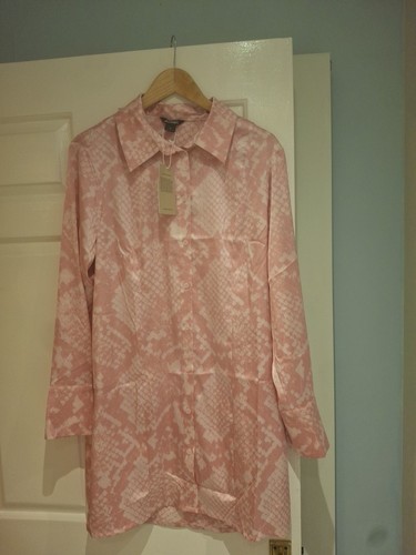 Monki womans pink snake - pink, print