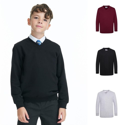 Kids school jumper - v, neck