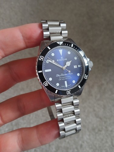 Edox skydiver 42mm - 42mm, superb