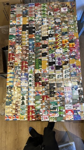 316 starbucks cards - starbucks, wooden