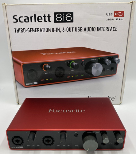 Focusrite scarlett 8i6 3rd gen - scarlett,