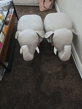 Elephant Foot Stools x 2