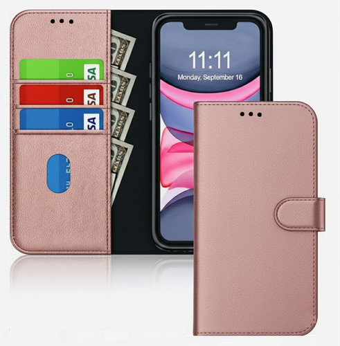 Leather flip wallet - flip, case