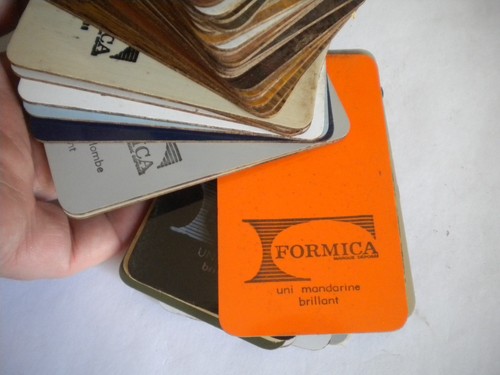 Vintage colour samples formica - vintage,