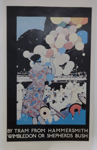 Vintage london travel - vintage, poster