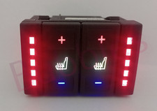Ford Mondeo Mk3 Mk4 Galaxy Smax Blue White & Red Led Heated Front Seat Switches