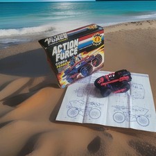 Vintage Action Force GI Joe COBRA FERRET ATV Vehicle, Box with Instructions 1985