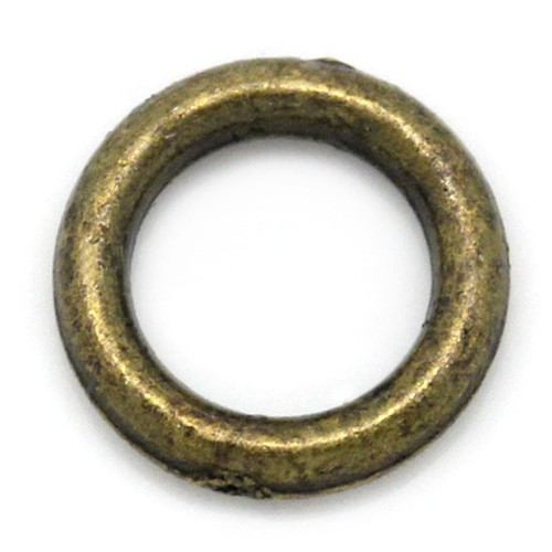 Antique bronze soldered - bronze, closed
