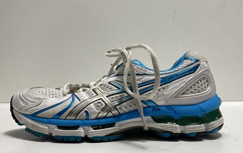 Asics gel kayano white blue - asics, gel-kayano