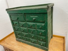 Primitive Antique 18 Drawer