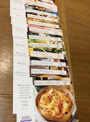 Grandma kitchen recipe cards - kitchen,