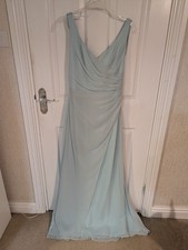 BNWT True bride Bridesmaids Dress/ Prom Dress Shallow Blue Size 12