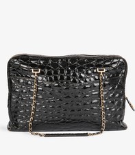 Chanel Black Shiny Crocodile