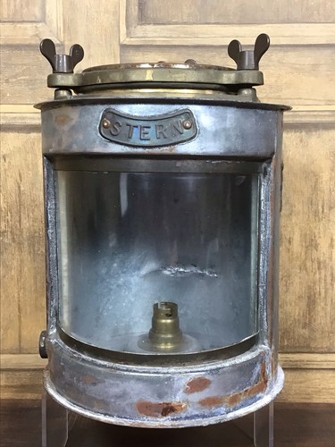 Vintage ships stern lamp - vintage,