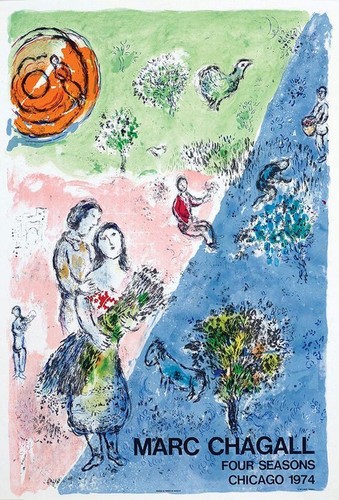 Vintage marc chagall - vintage, chicago