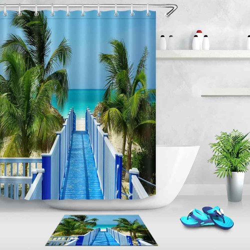 Blue bay waterproof bathroom - blue,