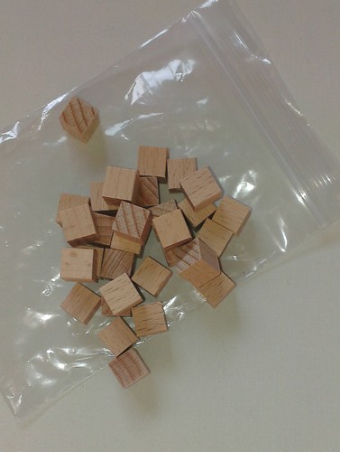 Wooden counting cubes a new - cubes,