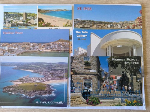 Ives cornwall postcards - cornwall, x