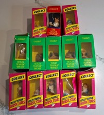 Tetley Teafolk Figurines Job Lot of 13 Vintage Collectibles Boxed Houses, stars