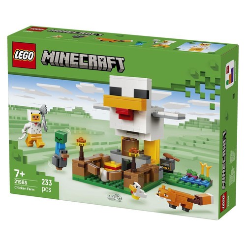 Lego minecraft chicken farm - minecraft,