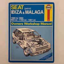Seat Ibiza & Malaga (petrol) 1985-1992 (Haynes Owners... - Haynes Publishing