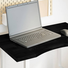 Desk top Solid oak dark brown