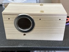 Parrot Budgie Lovebirds Wooden Nesting House Bird Breeding Box Cage Nest