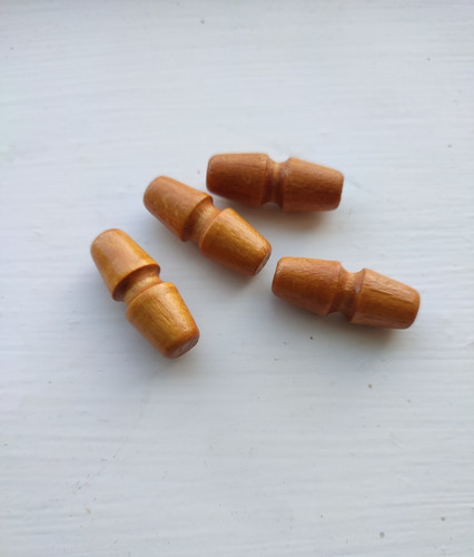 Paddington bear wooden toggles - paddington,