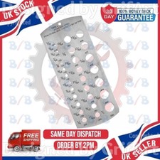 IMPERIAL DRILL GAUGE HSS BIT BOLT SIZE DIAMETER CHECKER MEASURING TOOL GUIDE