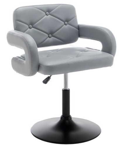 Grey quilted leather - leather, style