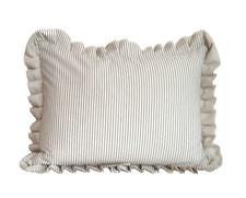 Ruffle edge Cotton  cushion cover