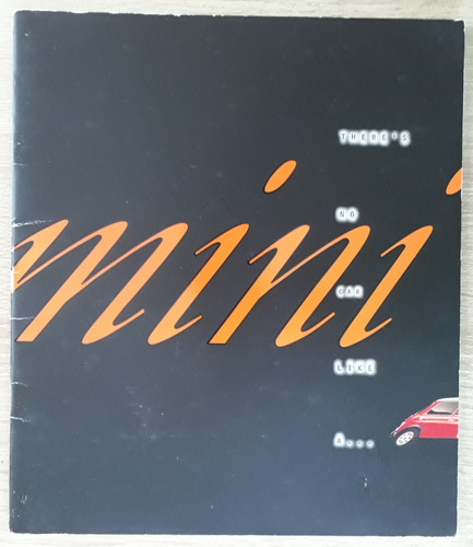 Rover mini range - rover, brochure