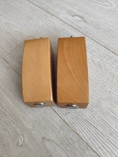 Laura Ashley Wooden Oak Feet  X 2