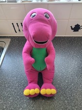 Barney the Dinosaur 1990s talking plush with battery pack Teddy